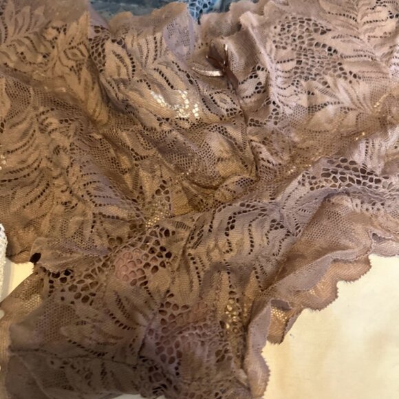 Morvia Lace see through ladies panties size Large L Women’s Underwear Light - Picture 6 of 9